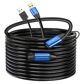 GGMTY USB 2.0 Type A Male to A Female Active Repeater Extension Cable 65ft, High Speed 480 Mbps