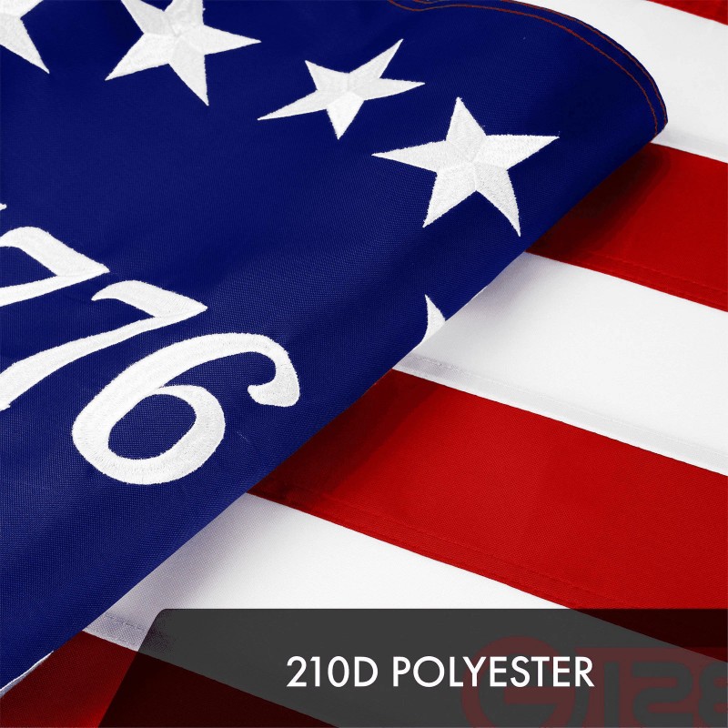 G128 Betsy Ross 1776 Flag 4x6 Ft ToughWeave Series Embroidered