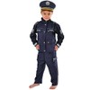 WiMi Police Children's Costume 110-116 Blue for Carnival Policeman