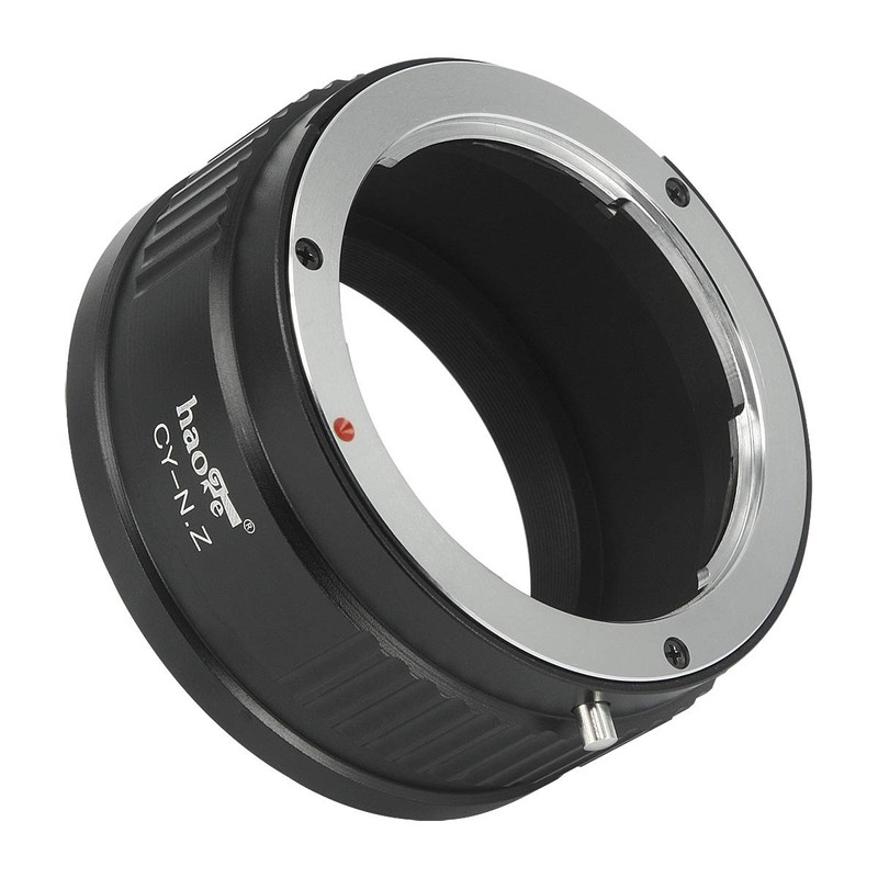 Haoge Manual Lens Mount Adapter for Contax/Yashica C/Y CY Mount