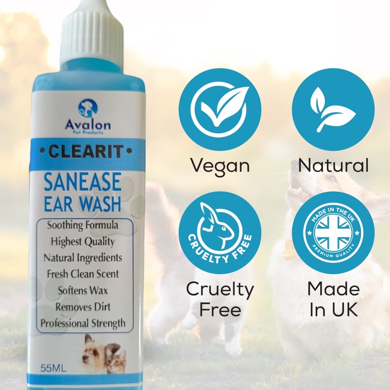 APP CLEARIT Ear Plucking/Removal Powder 35G & Sanease Ear Wash