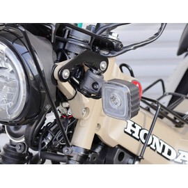 Kijima CT125 ('20-) HONDA 217-2042 Motorcycle Parts Stay Turn Signal Relocation Stay for Front and Right Set, Steel Black Finish