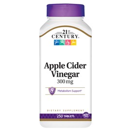 21st Century Apple Cider Vinegar 300mg, 250 Count