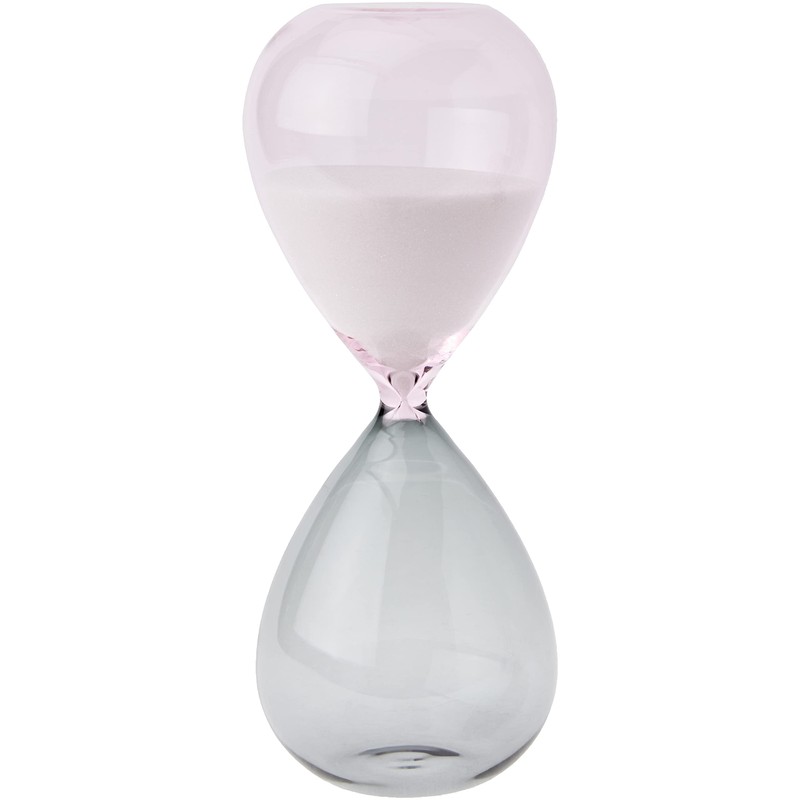 TFA Dostmann Sanduhr 30 Minuten, 18.6010.02.40, aus Glas, Zeitmesser, Timer,