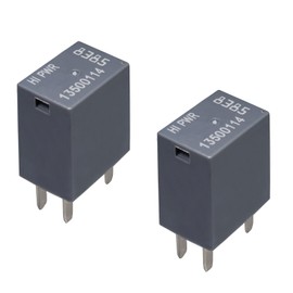 Relay 13500114/8385 (Set of 2) - 12VDC 40A 4Pins Relay for Air Conditioning Fan Relay, Relay 13500114/8385 Compatible for GM Vehicle Models