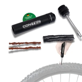CONTEC Bicycle Repair Kit Complete Kit Repair Kit Bicycle Tubeless Tyre Repair Kit Bicycle Tool Accessories for E-Bike