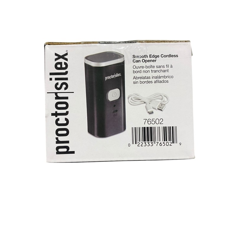 Proctor Silex, Automatic, Electric, Can, Opener, Hands Free, Cordless, USB