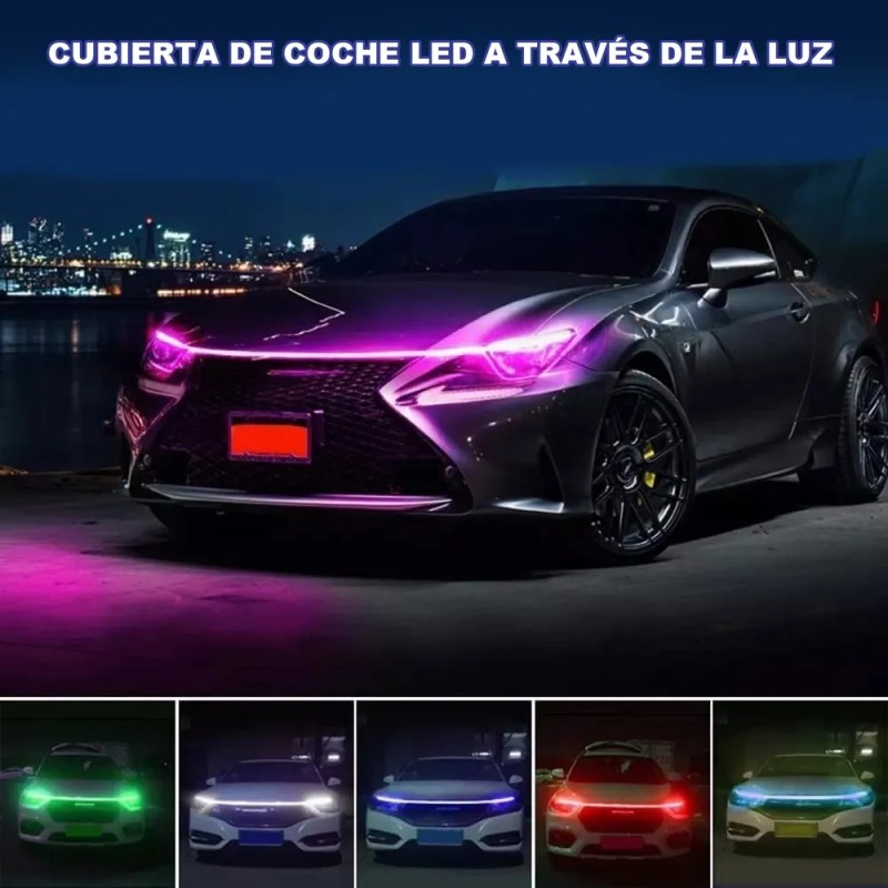 Tira Led Secuencial Cofre Auto Camioneta Luz Diurna Suv 1.8m