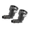 Motoforti Universal Fuel Line Quick Connect 90 Degree, 12mm to