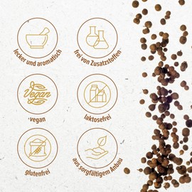 Allspice Monte Nativo (250g) - Delicious All Spice Berries for Cooking and Baking - Aromatic Allspice Berries - Pimento Seeds - Pimento as all purpose seasoning