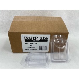 Rockwell Labs BaitPlate Insect Bait Stations Fillable Disposable 48 Stations by Rockwell Labs