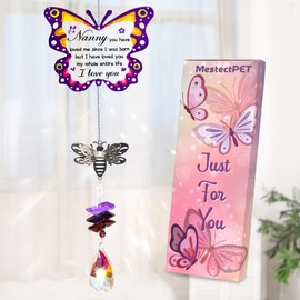 Nanny Gifts, Nanny Christmas Best Gifts from Grandchildren, Nanny Sun Catchers Gifts, Christmas, Mother's Day, Birthday Gifts for Nanny,Grandmother, Nana,Nan,Grandma,Best Nanny Gifts