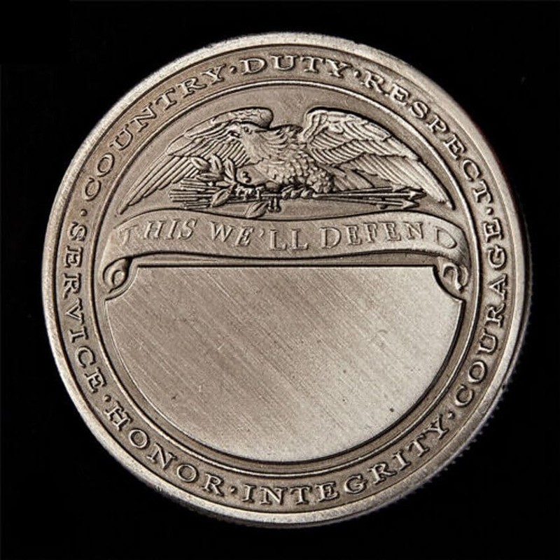 Challenge Coin: 25th Infantry Division (Engraving Available)