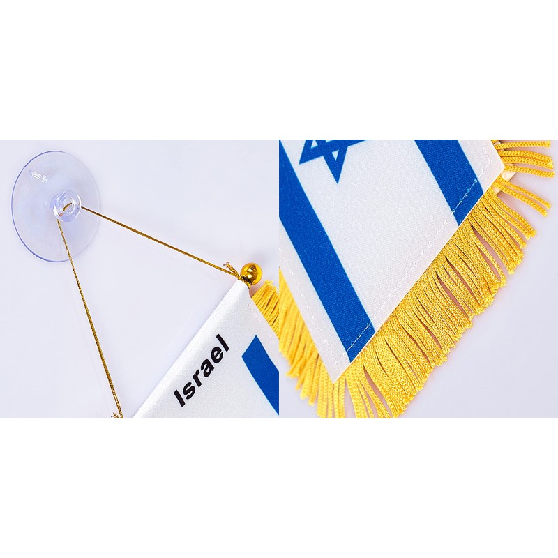 WXTWK National car window hanging flag (Israel)