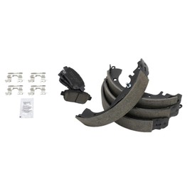 TRQ Brake Pads Ceramic Compatible with 2000 Toyota Celica 2001-2008 Prius