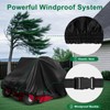 ADODIECA Zero Turn Mower Cover, Heavy Duty 420D Polyester Oxford