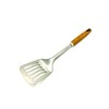 TIJAR® Spatula Slotted Turner, Stainless Steel with Nylon Wood Effect
