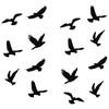 Lexziuo 30PCS Bird Anti-Collision Window Stickers - Large UV Reflective