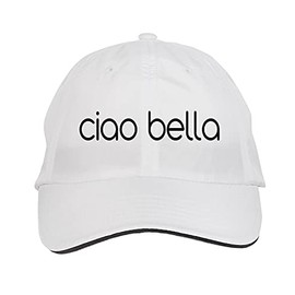 Makoroni - ciao Bella Hat Adjustable Cap, DesX60 White