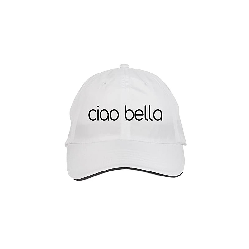 Makoroni - ciao Bella Hat Adjustable Cap, DesX60 White