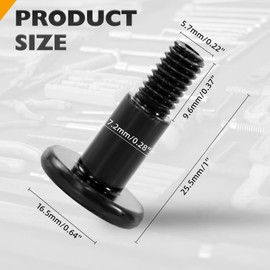 CHENACC Tailgate Cover Cap Screws Bolts 4 Pack Compatible with 2009-2014 Ford F150 excluding Flareside Fit for 2005-2016 Ford F250 F350 F450 F550 Tailgate Cover Bolts