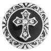 Cross Snap Jewelry Faith Christian Celtic Rhinestone 18MM Ginger Charm