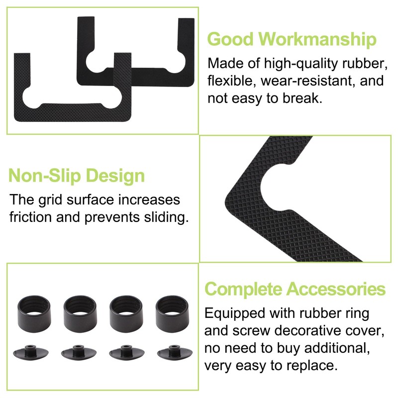 UFURMATE Gasket Replacement Kit for Hinges, Rubber Shower Doors Hinge