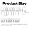 RuiChy Round Female Pin Header Kit, 10 Pack 2.54mm 40Pin