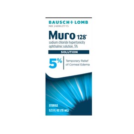 Muro 128 Sodium Chloride hypertonicity Solution 5% Drops, 15ML (2 Box Only)