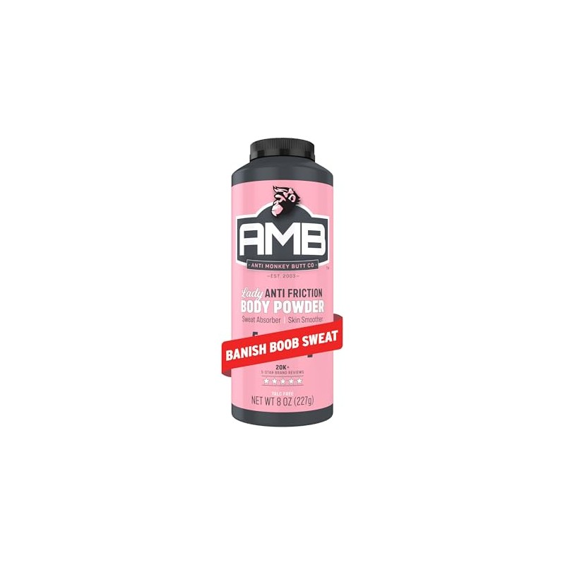 Anti Monkey Butt, Lady's Body Powder with Calamine, Prevents Chafing