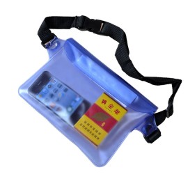 Women'S Waterproof Bum Bag Running Belt Pouch Waist Bag Custom Fanny Pack Crossbody Belt Bag Women Sac Banane Femme Custom LogoColor: Blue