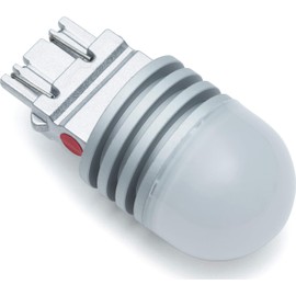 Kuryakyn 2886 Motorcycle Lighting: Replacement LED Light Bulb for Type 3157 Two-Circuit Applications, Red, Pack of 1