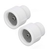 2Pcs Tig Welding Cups White Ceramic Welding Torch Cup Ceramic