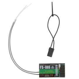 FS IA6 RC Receiver 2.4GHz 6 Channels with Dual Antenna RC Radio System Part for GT2E GT2F GT2G Transmitters