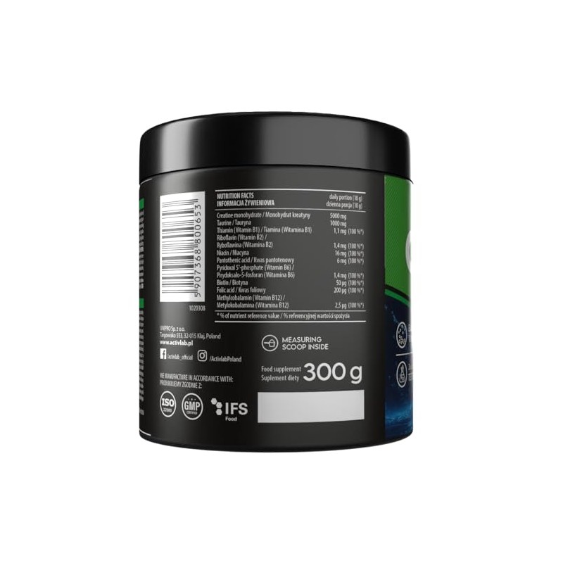 Activlab CREAVITA - Jar 300g - 30 Servings - Mohito
