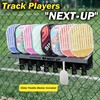 Pickleball Paddle Rack Holds 8 Paddles at a 45-Degree Angle