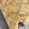 Totally Bamboo Destination Nevada State Shaped Serving and Cutting Board,