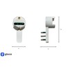 gloca Set of 4 Adattatori A Sbalzo Salvaspazio 10/16A Con