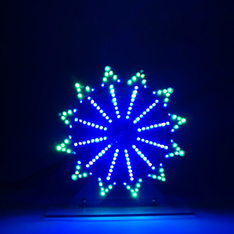 Colorful LED Flash Plug In DIY Kit for Electric Rotating