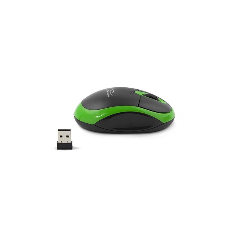 Titanum Kabellose Computer-Maus mit USB-Funkempfänger (klein & handlich, 3 Tasten,