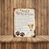 Shawprint Limited MY DOG'S RULES RETRO STYLE METAL TIN WIRE