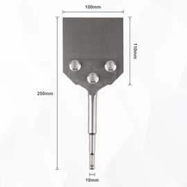 CPROSP SDS-Plus Spatula Chisel 250 x 100 mm for Removing Flooring and Coatings in Connection with Demolition Devices