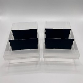 ULEIVA Divider Divider Pack of 32 Black Compatible with Allit Small Parts Magazine VarioPlus Extra A3 Replacement Part Divider (Black)