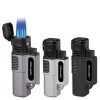 Cigar Boulevard Vertigo Hornet Gray Quad Torch Lighter