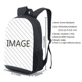 CAIWEI American Football Backpack School Bag