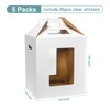 Wowxyz 5 Pack Tall Cake Boxes for Tier Cakes 14x14x16