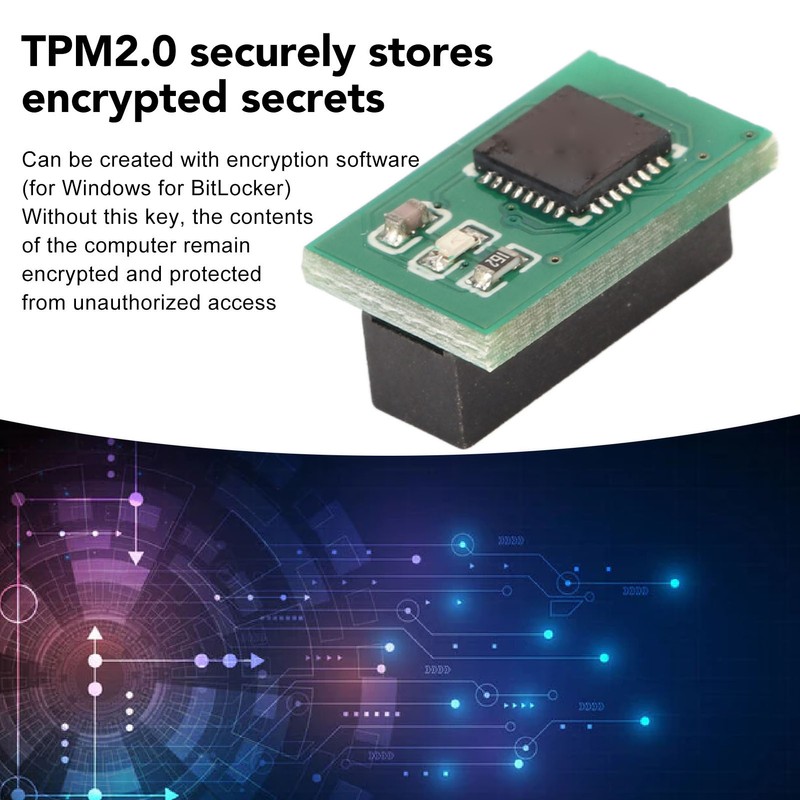 TPM 2.0 Encryption Security Module 14Pin SPI Interface PC Security