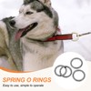 PATIKIL Spring O Rings, 4Pcs 1.6 Inch Metal Round Clips