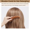 Moreinday Labor Comb with Wrist Strap and Massager, Birthing Comb