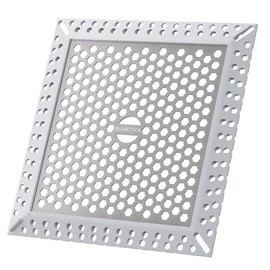 Not Moving Shower Drain Hair Catcher,Effective Hair Catcher Shower Drain,Square Flat Shower Drain Cover Protector Filter,Efficient Drainage,Hair Trap Stopper (Gray, 4 inch)